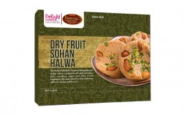 Delight Foods Dry Fruit Sohan Halwa   Box  400 grams